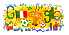 Google festeja el título de Italia en la Eurocopa con su Doodle del 12 de julio