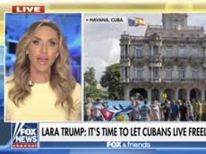 Lara Trump compara las luchas del pueblo cubano con la eliminación de Donald Trump de Twitter