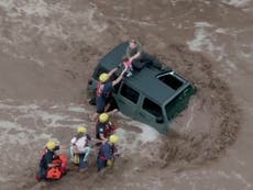 Un muerto en el Gran Cañón como advertencia de inundaciones repentinas y tormentas eléctricas en Estados Unidos este fin de semana
