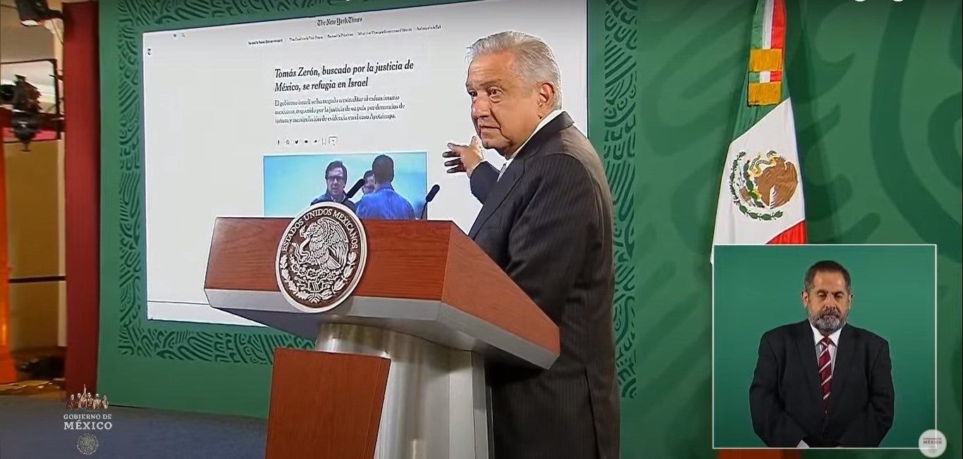 AMLO pide a Israel actuar “con respeto a los derechos humanos” en caso de extradición de Tomás Zerón
