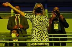 Tokio 2020: Jill Biden recibe elogios por usar solo un atuendo nuevo para asistir a los Juegos Olímpicos