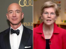 ‘Él puede permitirse el lujo de ayudar’: Elizabeth Warren critica a Jeff Bezos por ir al espacio