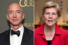 ‘Él puede permitirse el lujo de ayudar’: Elizabeth Warren critica a Jeff Bezos por ir al espacio