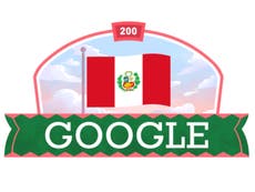 Google festeja el bicentenario de independencia de Perú con su Doodle del 28 de julio