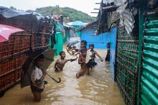 Bangladesh: Inundaciones dejan sin casa a refugiados rohinya