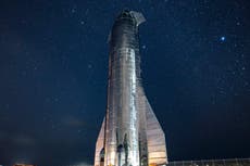 Elon Musk comparte imágenes de su nave espacial Starship que prepara para ser lanzada a órbita por primera vez