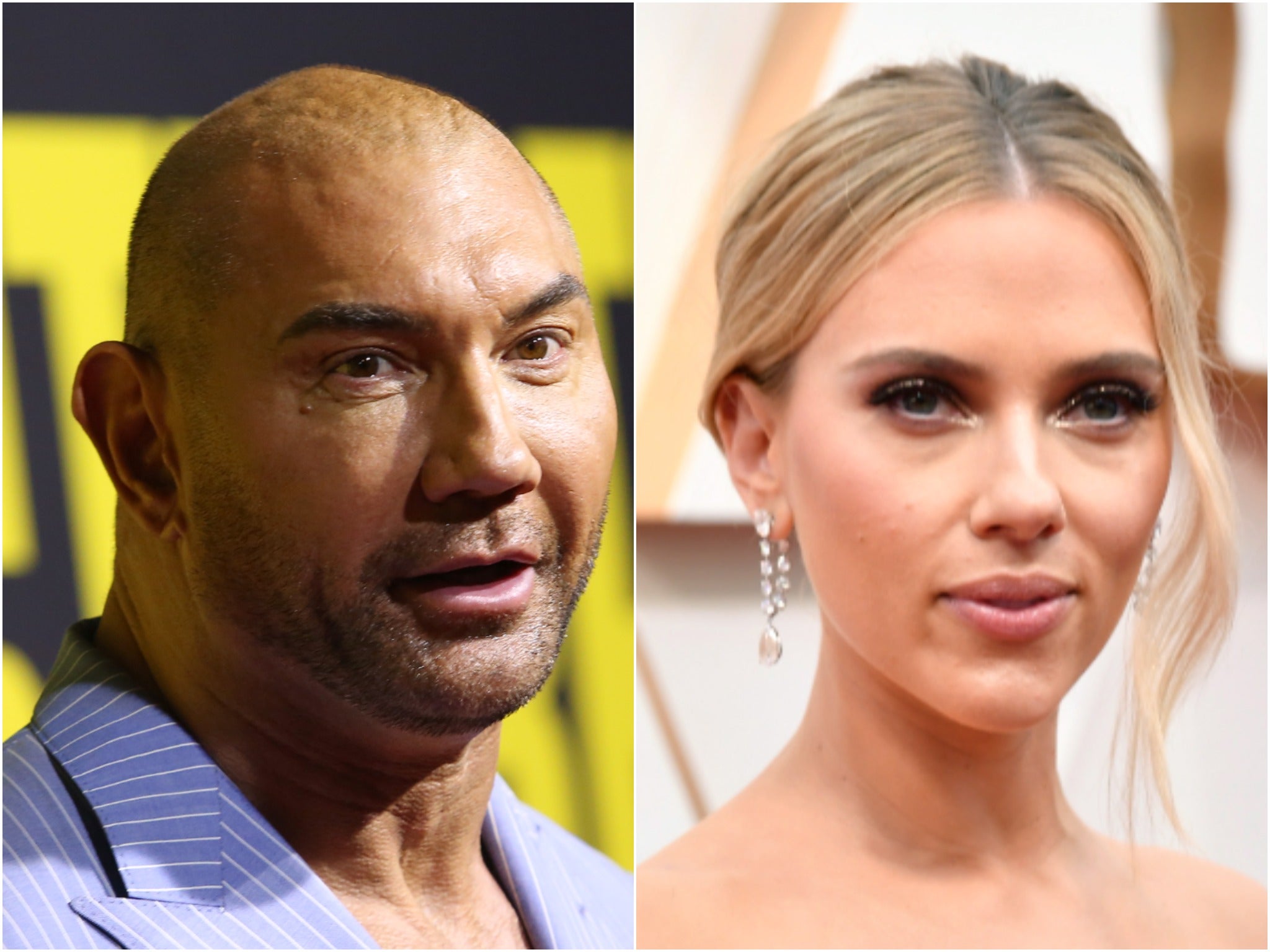 Scarlett Johansson: Dave Bautista divide a los fans con su respuesta a demanda contra Disney