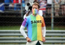 Lewis Hamilton critica decisión de la F1 de reprender a Sebastian Vettel por camiseta LGBTQ+