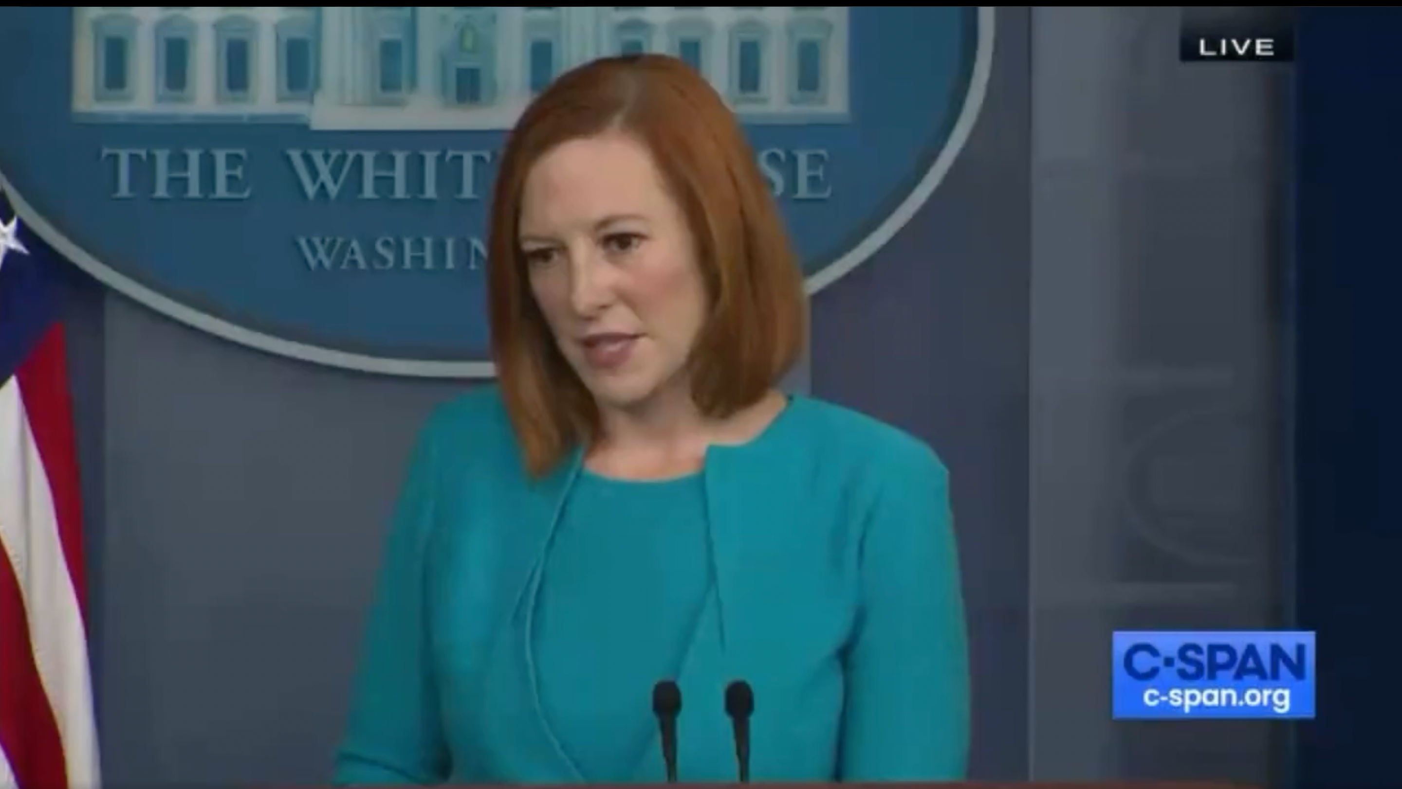 Psaki dice que su hijo puede usar cubrebocas todo el día después que Fox News sugirió que son dañinos para niños