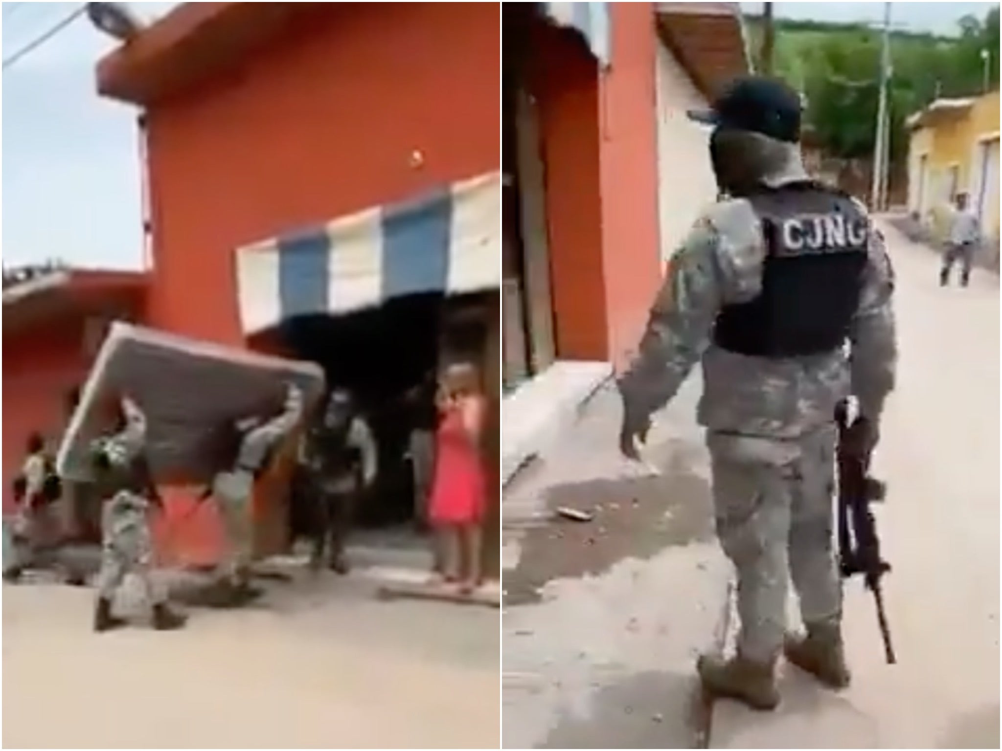 México: CJNG regala colchones y despensas a damnificados por lluvias en Jalisco