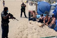 LAPD responde después de que un vídeo mostrara a policías allanando un campamento de personas sin hogar