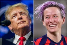Trump tacha a la selección femenina de fútbol de EE UU de “maníacas de izquierdas” y juzga a Rapinoe