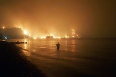 Incendios forestales en Grecia obligan a evacuar a miles