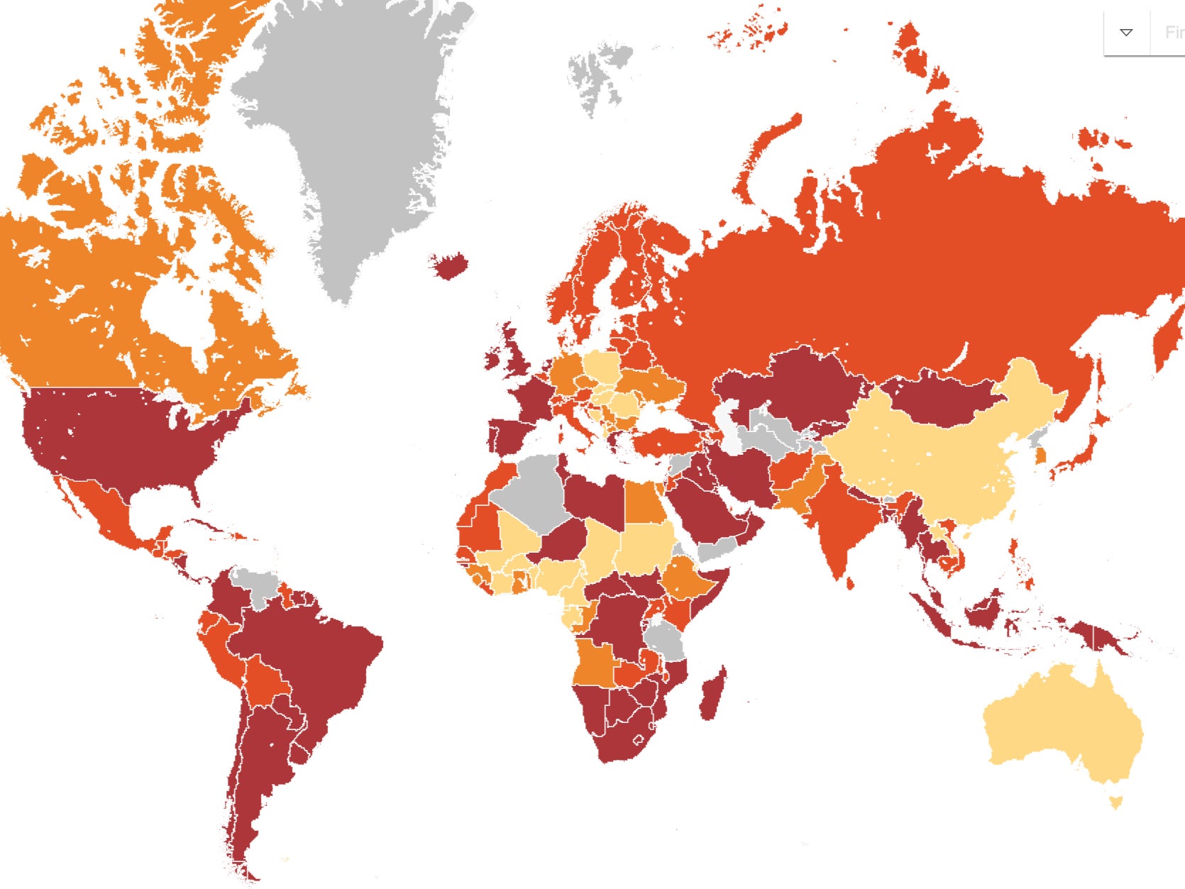 CDC agrega a Israel a los países de mayor riesgo de contraer COVID