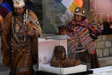 Bolivia llama Saphi a momia repatriada de EEUU hace 2 años