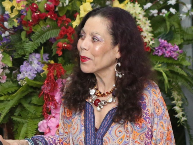 <p>Murillo busca la reeleción de su puesto al lado de su esposo, el presidente Daniel Ortega</p>