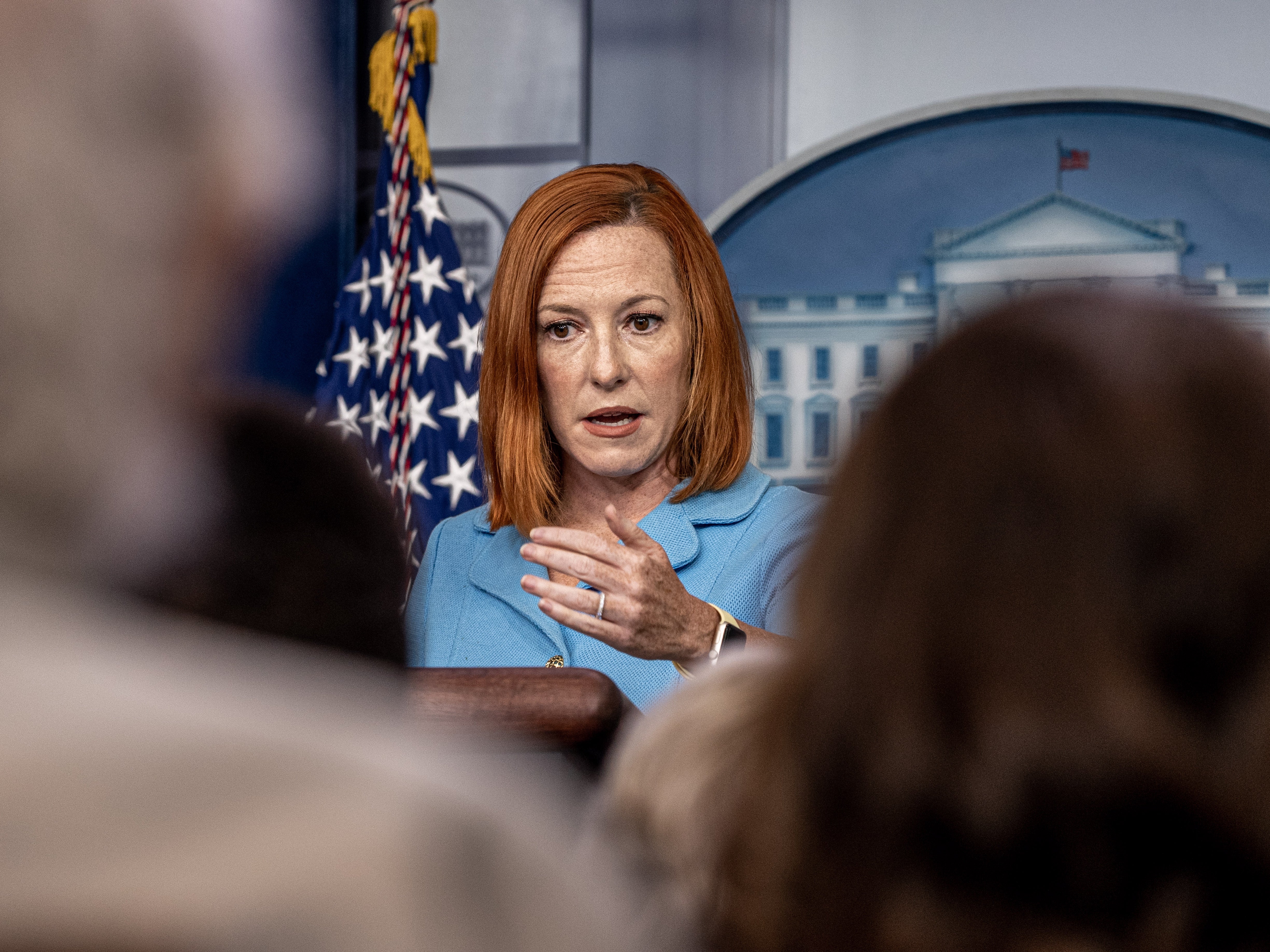 Jen Psaki pide al Congreso que apruebe una ley que garantice el derecho al aborto en respuesta a la prohibición de Texas