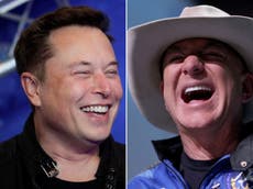 Elon Musk se burla de Jeff Bezos por “copiar su tarea” sobre el rival Starship de Blue Origin