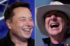Elon Musk se regolotea frente a Jeff Bezos mientras SpaceX vence a Blue Origin en el caso de NASA Moon