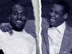 La historia detrás de la relación única de Kanye West y Jay-Z