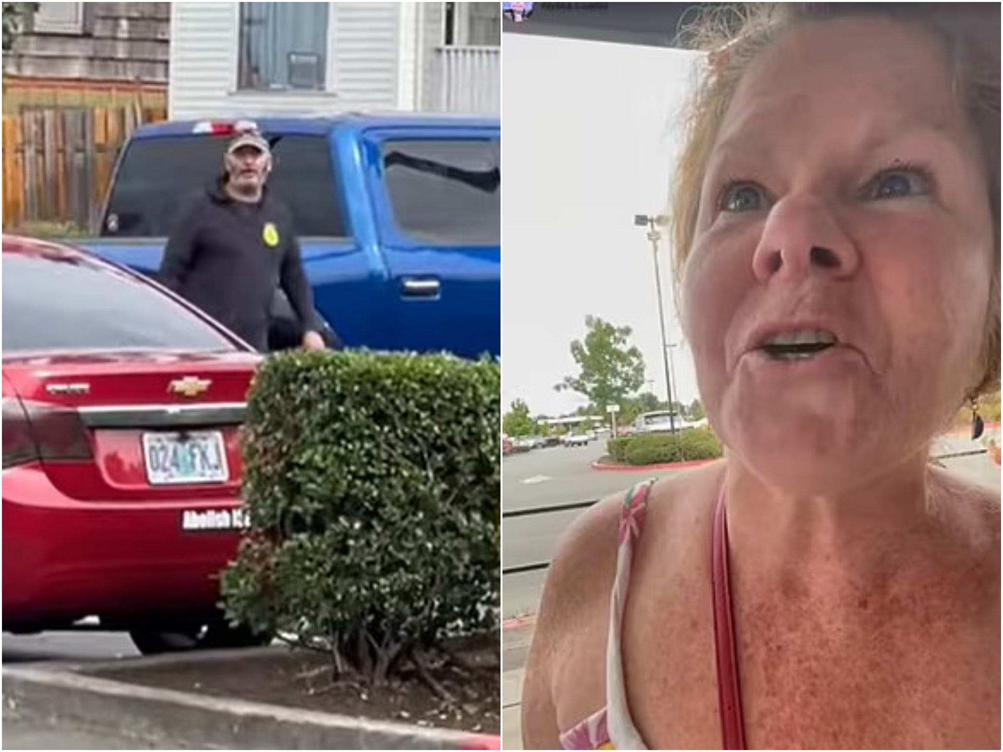 Una mujer de 57 años fue arrestada después de "atacar" a un conductor con una calcomanía de "Abolir ICE" en su automóvil