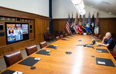Noticias de Afganistán: ¿Por qué estaban mal los relojes en la sala de situación de Biden?