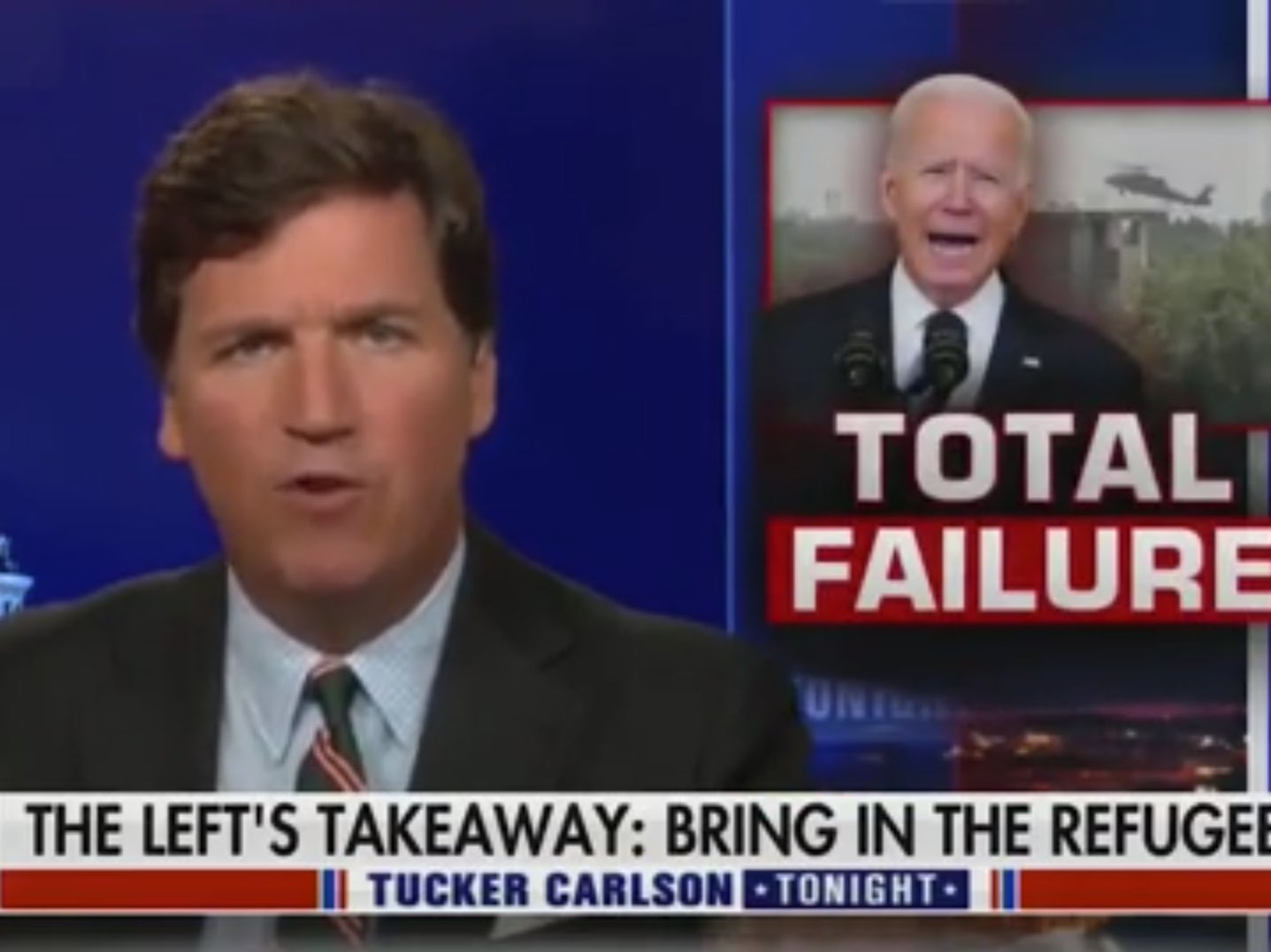 Tucker Carlson condenado por sus comentarios sobre refugiados afganos