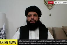 Talibanes dicen que EE.UU. debe respetar la fecha de salida del 11 de septiembre, pero “no los atacaremos”