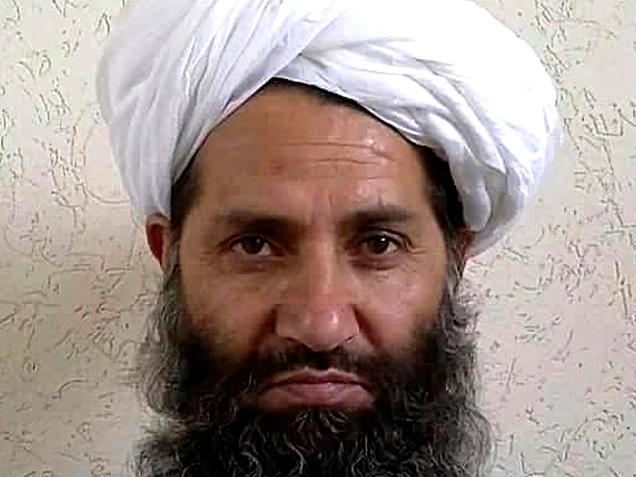 Haibatullah Akhunzada es el líder supremo de los talibanes