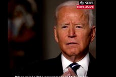 ABC acusado de editar engañosamente cita en entrevista de Biden sobre Afganistán