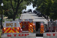 Partidario de Trump que provocó una alerta de seguridad en el Capitolio es acusado por uso de arma