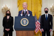 13 mil personas fueron evacuadas de Afganistán informó Joe Biden