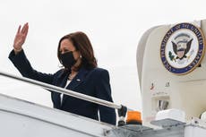 Kamala Harris llama a Estados Unidos “un líder mundial” pese a críticas por retirada de Afganistán