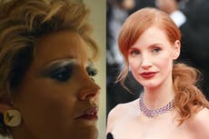 Jessica Chastain dice que el maquillaje para el papel de Tammy Faye le hizo un “daño permanente” a su piel
