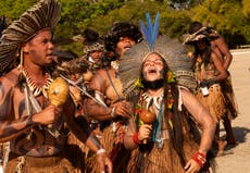 Indígenas marchan en Brasil antes de "fallo del siglo"