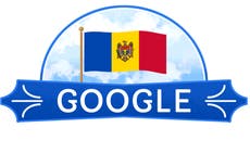 Google reconoce 30 años de independencia de Moldavia con su Doodle del 27 de agosto