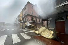Huracán Ida arranca techo de hospital en Nueva Orleans mientras la ciudad lucha contra la tormenta y el COVID