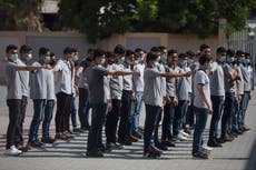 Inician campaña de vacunación en escuelas de Gaza