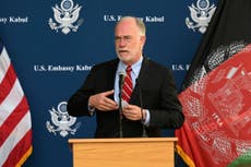 Alto diplomático estadounidense en Afganistán da positivo a prueba COVID