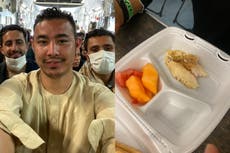 Refugiado afgano explica por qué tuiteó foto de comida miserable y lo que significa dejar atrás familia y vida