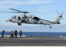Cinco marineros de EE.UU. declarados muertos tras accidente de helicóptero frente a la costa de California