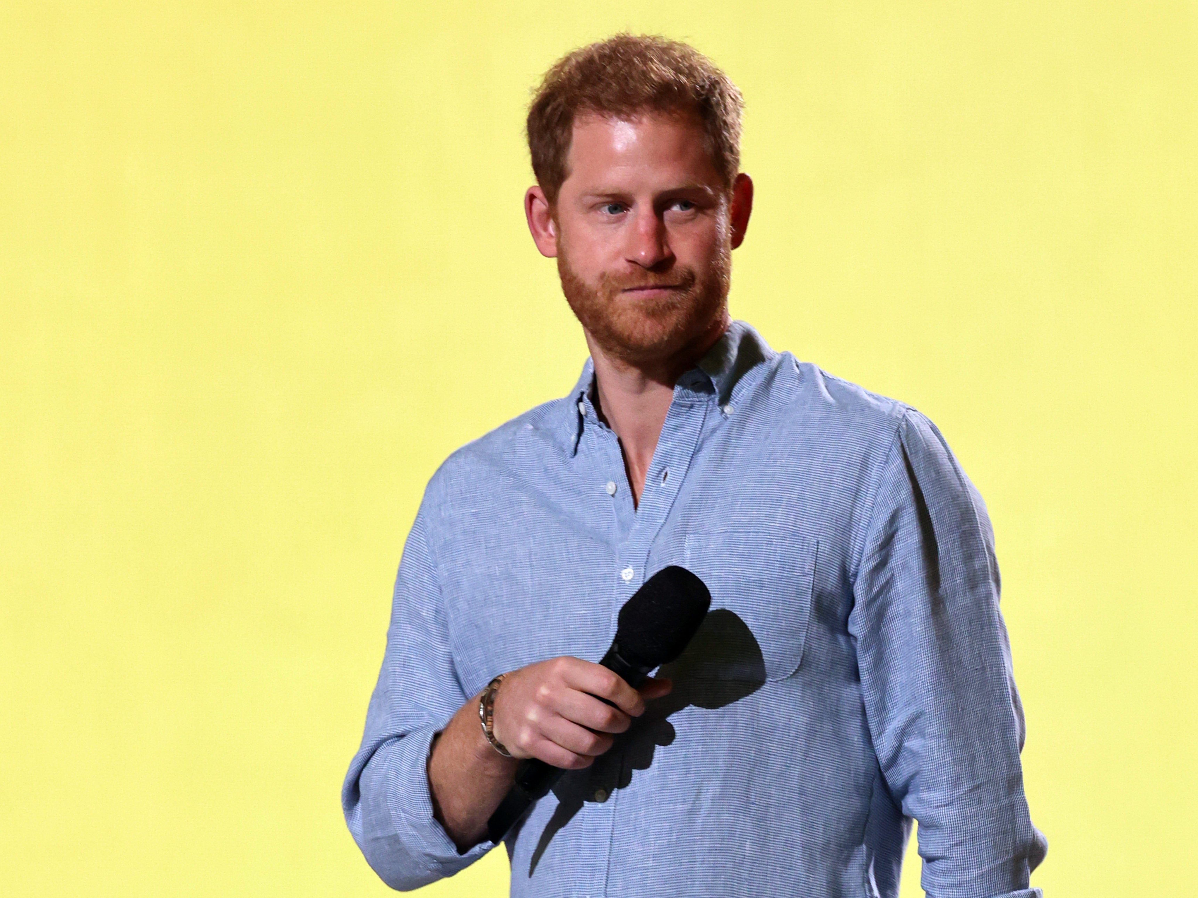 Prince Harry during the Global Citizen Vax Live concert in May