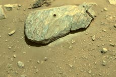 NASA confirma recolección de 1ra muestra de roca de Marte
