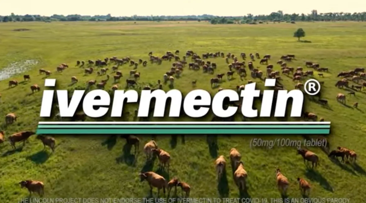 Anuncio del Proyecto Lincoln se burla de conservadores que toman Ivermectina para combatir COVID