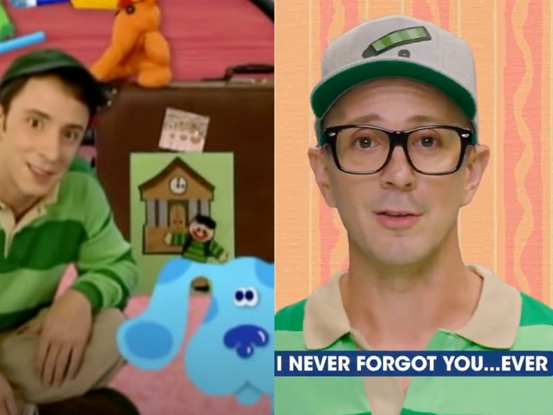 El ex presentador de Blue's Clues regresa para un mensaje sentimental en el 25 aniversario del primer episodio del programa