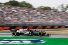 Gran Premio de Italia: Lewis Hamilton marca el ritmo durante la práctica en Monza