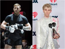 Conor McGregor niega altercado con Machine Gun Kelly, a quien el boxeador califica de “rapero vanilla boy”