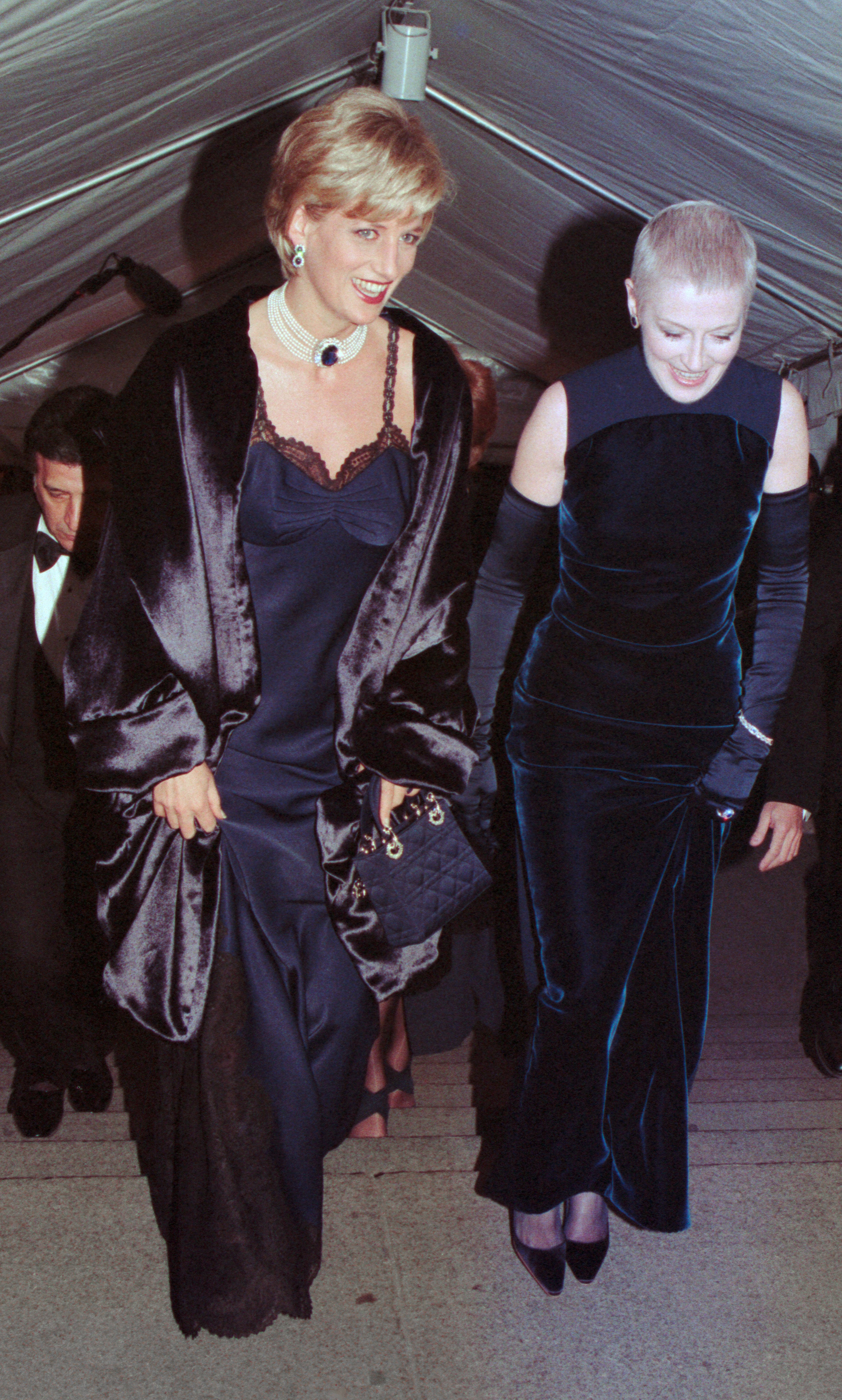 La princesa Diana en la Met Gala 1996