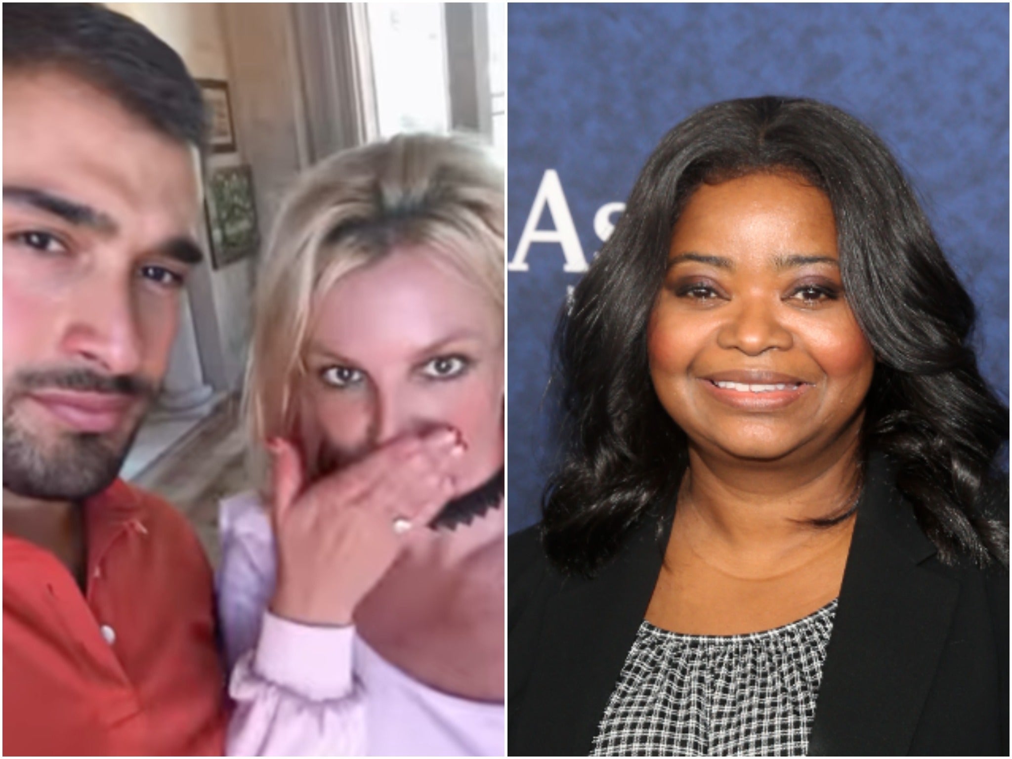 Octavia Spencer dice a Britney Spears que haga que su prometido Sam Asghari firme acuerdo prenupcial