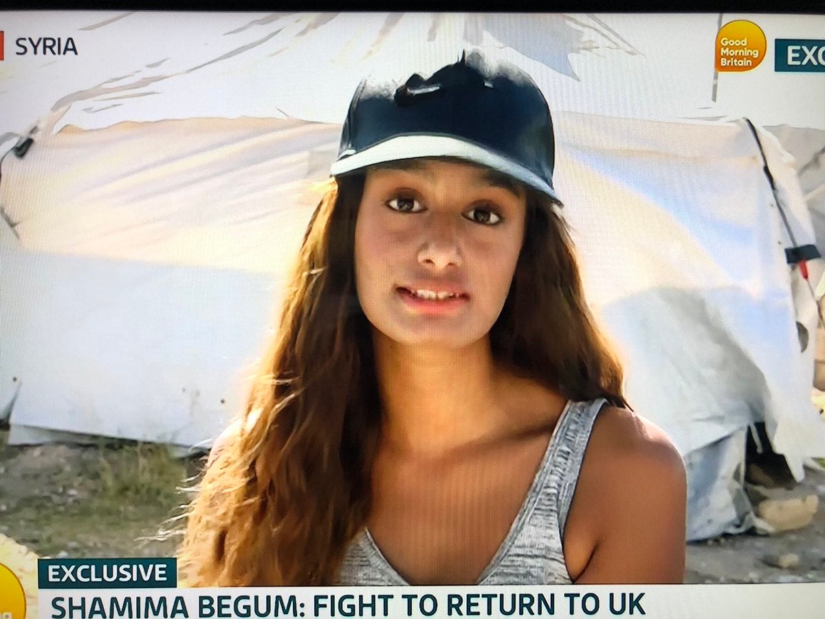 Shamima Begum dice “lo siento” a las víctimas del atentado de Manchester en una entrevista con GMB